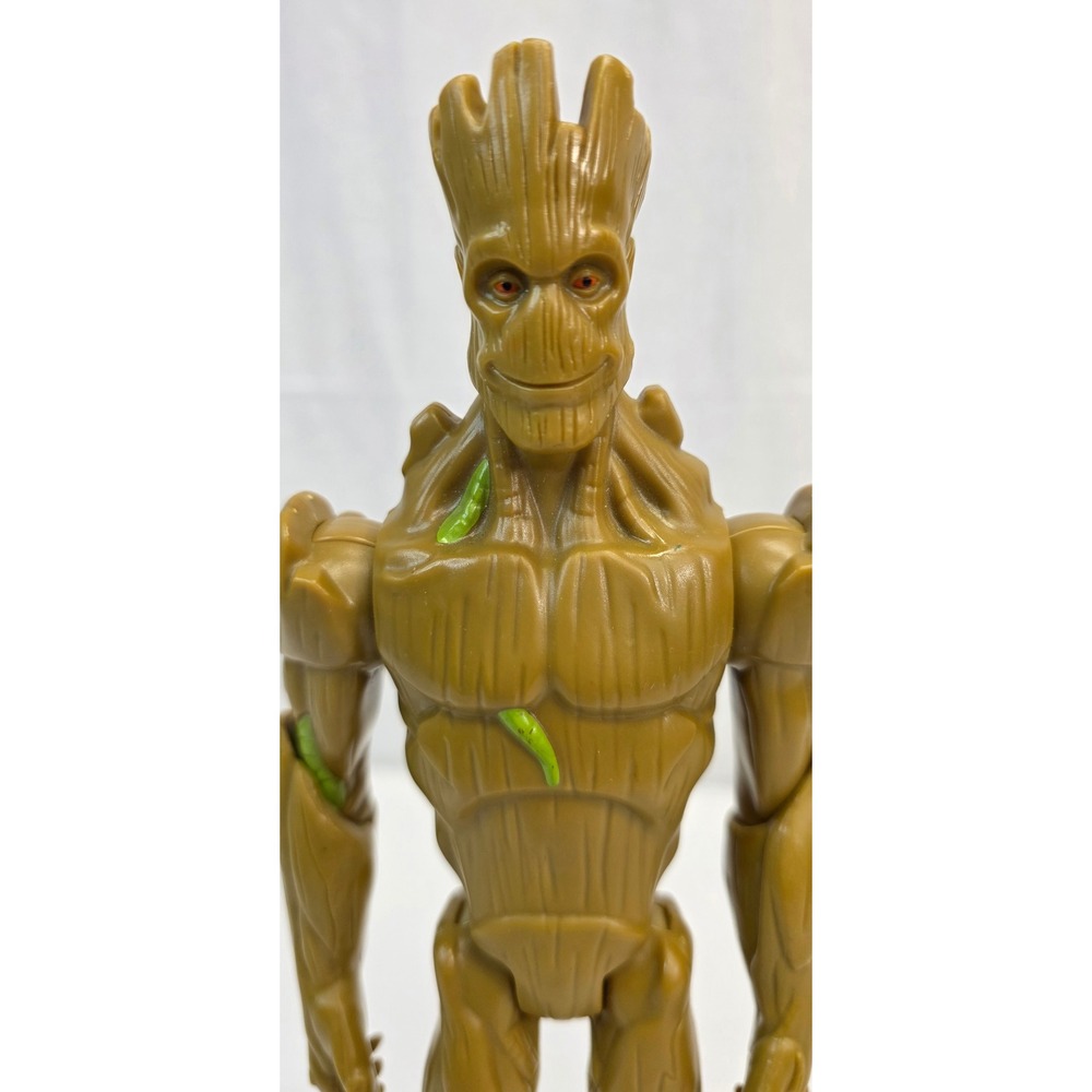Marvel Guardians of the Galaxy Groot Action Figure Brown Poseable 12 Inch Toy - Picture 2 of 9